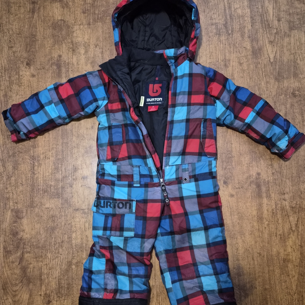 Burton Kids' Colourful Plaid Snowsuit